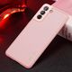 Hurtel Dux Ducis Yolo eleganckie etui pokrowiec ze skóry ekologicznej Samsung Galaxy S21 5G różowy 15