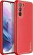 Hurtel Dux Ducis Yolo eleganckie etui pokrowiec ze skóry ekologicznej Samsung Galaxy S21+ 5G (S21 Plus 5G) czerwony 1