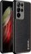 Hurtel Dux Ducis Yolo eleganckie etui pokrowiec ze skóry ekologicznej Samsung Galaxy S21 Ultra 5G czarny 1