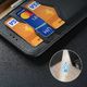 Hurtel Dux Ducis Hivo skórzane etui z klapką pokrowiec ze skóry naturalnej portfel na karty i dokumenty Samsung Galaxy S21+ 5G (S21 Plus 5G) czerwony 14