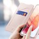 Hurtel DUX DUCIS Skin X kabura etui pokrowiec z klapką Samsung Galaxy S21+ 5G (S21 Plus 5G) różowy 13