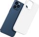 Hurtel Baseus Liquid Silica Gel Magnetic Case elastyczne silikonowe etui pokrowiec iPhone 12 Pro / iPhone 12 biały (WIAPIPH61P-YC02) (kompatybilny z MagSafe) 2