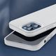 Hurtel Baseus Liquid Silica Gel Magnetic Case elastyczne silikonowe etui pokrowiec iPhone 12 Pro Max biały (WIAPIPH67N-YC02) (kompatybilny z MagSafe) 10
