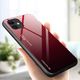 Hurtel Gradient Glass etui pokrowiec nakładka ze szkła hartowanego iPhone 12 mini czarno-czerwony 4