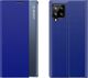 Hurtel New Sleep Case pokrowiec etui z klapką z funkcją podstawki Samsung Galaxy A12 / Galaxy M12 niebieski 1