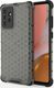Hurtel Honeycomb etui pancerny pokrowiec z żelową ramką Samsung Galaxy A72 4G czarny 1