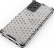 Hurtel Honeycomb etui pancerny pokrowiec z żelową ramką Samsung Galaxy A72 4G przezroczysty 4