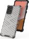 Hurtel Honeycomb etui pancerny pokrowiec z żelową ramką Samsung Galaxy A72 4G przezroczysty 6