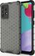 Hurtel Honeycomb etui pancerny pokrowiec z żelową ramką Samsung Galaxy A52 5G / A52 4G czarny 1