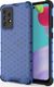 Hurtel Honeycomb etui pancerny pokrowiec z żelową ramką Samsung Galaxy A52 5G / A52 4G niebieski 1