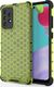 Hurtel Honeycomb etui pancerny pokrowiec z żelową ramką Samsung Galaxy A52 5G / A52 4G zielony 1
