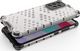 Hurtel Honeycomb etui pancerny pokrowiec z żelową ramką Samsung Galaxy A52 5G / A52 4G czerwony 3