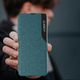 Hurtel Eco Leather View Case elegancki futerał etui z klapką i funkcją podstawki Xiaomi Redmi Note 9T 5G niebieski 11