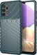 Hurtel Thunder Case elastyczne pancerne etui pokrowiec Samsung Galaxy A32 5G zielony 1