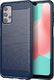 Hurtel Carbon Case elastyczne etui pokrowiec Samsung Galaxy A32 4G niebieski 1
