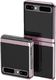 Hurtel Plating Case hard case pokrowiec etui z metaliczną ramką Samsung Galaxy Z Flip różowy 1
