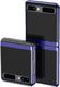 Hurtel Plating Case hard case pokrowiec etui z metaliczną ramką Samsung Galaxy Z Flip niebieski 1