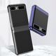 Hurtel Plating Case hard case pokrowiec etui z metaliczną ramką Samsung Galaxy Z Flip niebieski 11