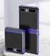 Hurtel Plating Case hard case pokrowiec etui z metaliczną ramką Samsung Galaxy Z Flip niebieski 12