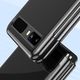Hurtel Plating Case hard case pokrowiec etui z metaliczną ramką Samsung Galaxy Z Flip niebieski 8