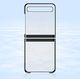 Hurtel Plating Case hard case pokrowiec etui z metaliczną ramką Samsung Galaxy Z Flip niebieski 10