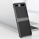 Hurtel Plating Case hard case pokrowiec etui z metaliczną ramką Samsung Galaxy Z Flip czarny 4