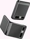 Hurtel Plating Case hard case pokrowiec etui z metaliczną ramką Samsung Galaxy Z Flip czarny 7