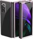 Hurtel Plating Case hard case pokrowiec etui z metaliczną ramką Samsung Galaxy Z Fold 2 5G czarny 1