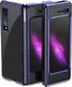 Hurtel Plating Case hard case pokrowiec etui z metaliczną ramką Samsung Galaxy Fold niebieski 1