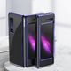 Hurtel Plating Case hard case pokrowiec etui z metaliczną ramką Samsung Galaxy Fold niebieski 2