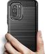 Hurtel Carbon Case elastyczne etui pokrowiec Xiaomi Poco F3 czarny 6