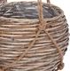 Home Styling Collection Doniczka osłonka WISZĄCA wiklinowa pleciona kwietnik wiszący BOHO na roślinę kwiat 30 cm 3