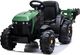 Lean Cars Traktor z Przyczepą na akumulator BDM0925 Zielony Wojskowy 5