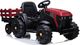 Lean Cars Traktor z Przyczepą na akumulator BDM0925 Czerwony 1