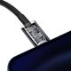 Kabel USB Baseus USB-C - Lightning 1 m Czarny (BSU2666BLK) 7