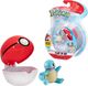 Figurka Wicked Cool Toys Squirtle pokemon clip pokeball seria 8 1