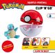Figurka Wicked Cool Toys Squirtle pokemon clip pokeball seria 8 3