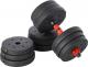 Sportprise hantle AD SET20 bitumiczne 2 x 10 kg 4