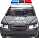 MalPlay Auto Samochód Policja Radiowóz interaktywny 1:16 5