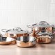 De Buyer De Buyer Prima Matera Sauté Pan Copper/Steel 24cm curved induc. 8