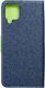 Etui SAMSUNG GALAXY A12 Fancy Portfel z klapką granatowo-limonkowe 1