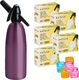Saturator Art Quick Soda + 50 naboi CO2 Fioletowy 1