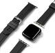 Ringke Ringke Rubber One silikonowa bransoleta opaska pasek do zegarka smartwatch Watch 6 44mm / Watch 5 44mm / Watch 4 44mm / Watch SE 44mm czarny (AW-B-44-10) 1