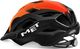 MET Kask rowerowy marki MET Crossover pomarańczowo-czarny M (52-59 cm) 5