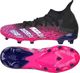 Adidas Czarno-różowe buty piłkarskie korki Adidas Predator Freak.3 FG FW7514 41 1/3 1