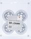 SMJ sport Kółka do rolek SMJ sport BS 80x24mm 4szt. Uniwersalny 1