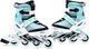 Rolki SMJ sport BS-901MA rekreacyjne regulowane miętowe r. 30-33 2