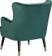 Shumee Fotel uszak welurowy zielony VARBERG 3