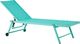 Shumee Leżak ogrodowy turkusowy PORTOFINO 1