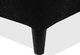 Shumee Łóżko tapicerowane 160 x 200 cm czarne FITOU 8